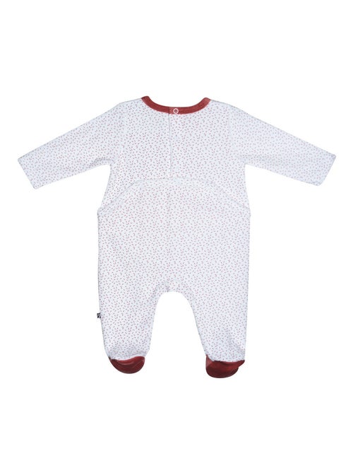 Grenouillère MOYRA VELOURS RASE PONT DOS BEBE - Kiabi