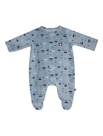 Grenouillère NORMAND VELOURS RASE OUVERTURE DEVANT NAISSANCE