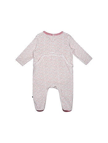 Grenouillère patience velours rase pont dos