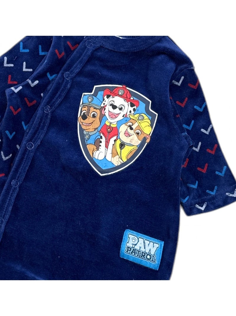 Grenouillère Paw Patrol Bleu marine - Kiabi