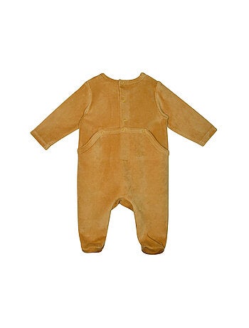 Grenouillère perceval velours rase pont dos