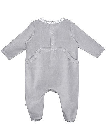 Grenouillère petro velours rase pont dos