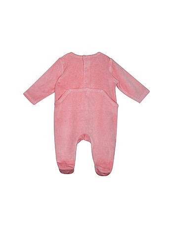 Grenouillère philicia velours rase pont dos