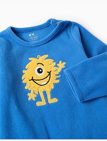 Grenouillère polaire avec broderie Emotions