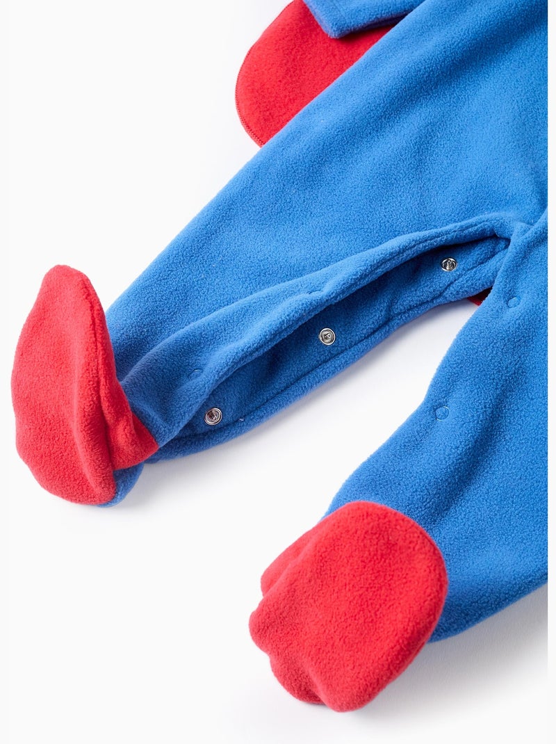 Grenouillère polaire avec cape amovible Superman Bleu - Kiabi