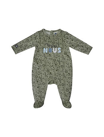 Grenouillère RAOUL VELOURS RASE PONT DOS