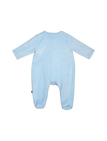 Grenouillère REINALDO VELOURS RASE OUVERTURE DEVANT NAISSANCE