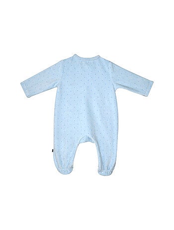 Grenouillère ROMAIN VELOURS RASE OUVERTURE DEVANT