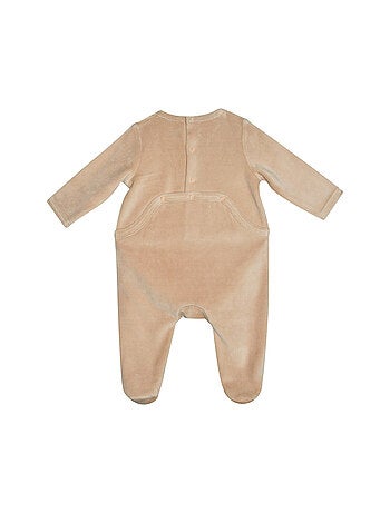 Grenouillère RON VELOURS RASE PONT DOS BEBE