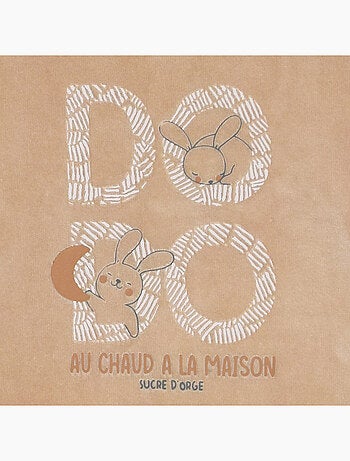 Grenouillère RON VELOURS RASE PONT DOS BEBE