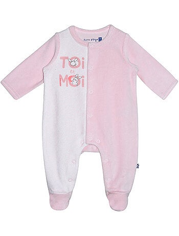 Grenouillère Rosemarie velours rase