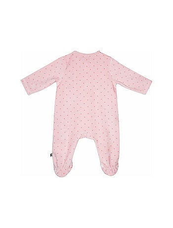 Grenouillère RUBY VELOURS RASE OUVERTURE DEVANT