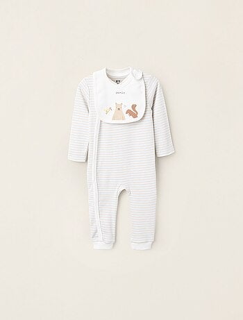 Grenouillère sans Pieds + Bavoir
