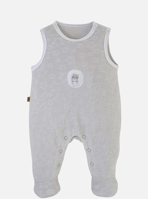 GRENOUILLERE + T-SHIRT GRIS - Kiabi