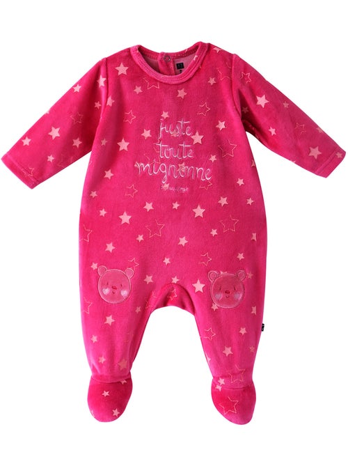 Grenouillère velours rase brianne - Kiabi Grenouillère velours rase brianne - Kiabi