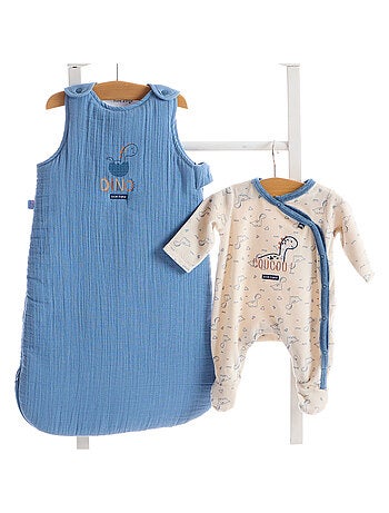 Grenouillère velours rase ouverture devant Prospert