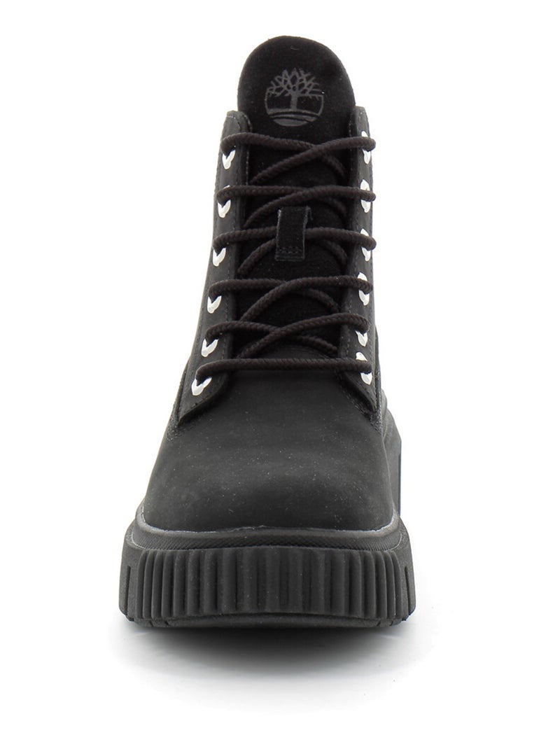 Greyfield Leather Boot Noir - Kiabi