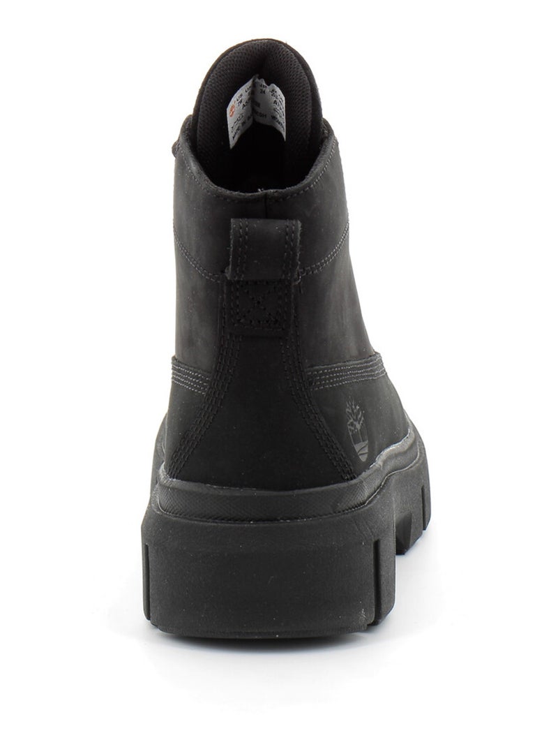 Greyfield Leather Boot Noir - Kiabi
