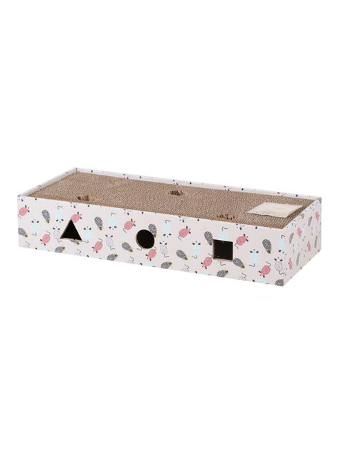 Griffoir à chat avec clochettes et herbe à chat COOKIE - Kiabi