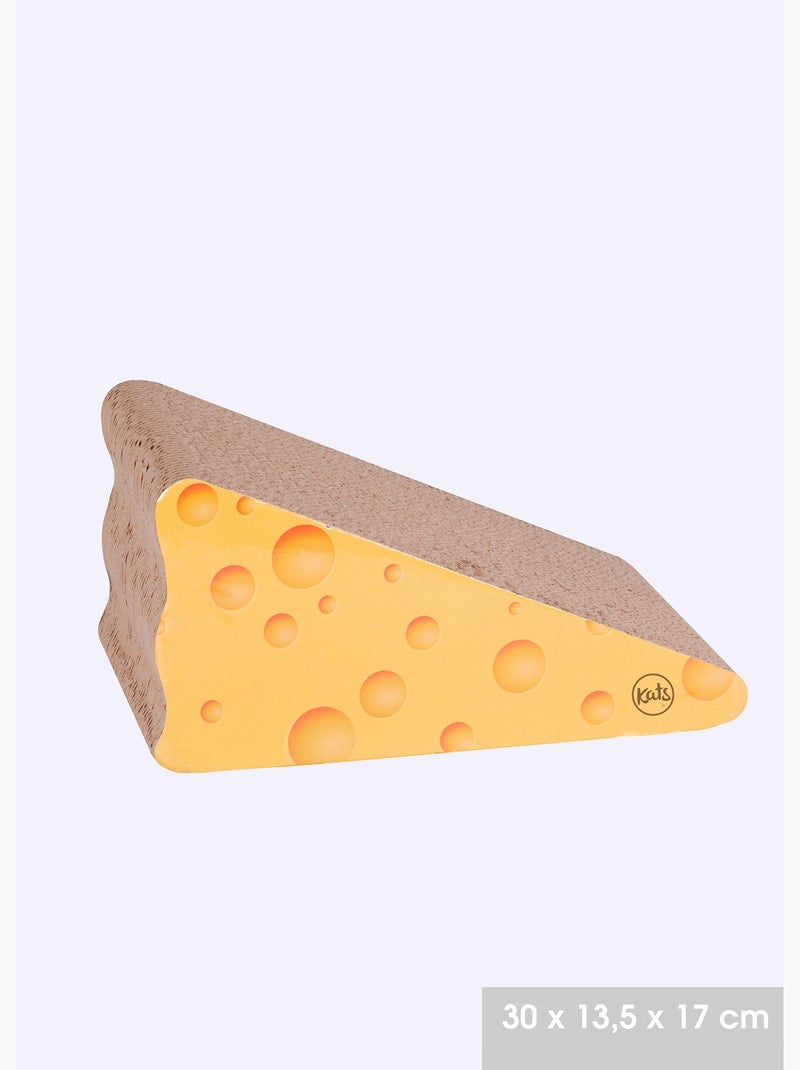 Griffoir carton en forme de fromage Jaune - Kiabi