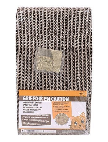 Griffoir en forme de souris avec herbe à chat SPIROU