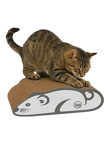 Griffoir en forme de souris avec herbe à chat SPIROU