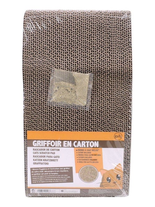 Griffoir en forme de souris avec herbe à chat SPIROU - Kiabi