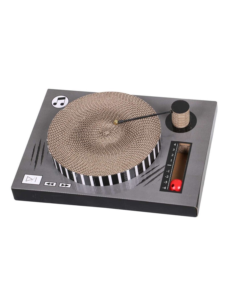 Griffoir platine vinyle avec herbe à chat Multicolore - Kiabi
