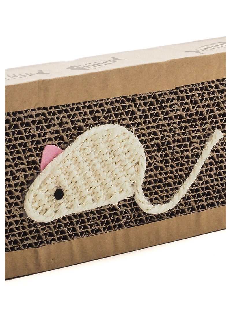 Griffoir souris moyen modèle pour chat - AFIBEL Marron - Kiabi