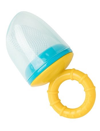 Product Ce grignoteur sera idéal pour initier bébé aux aliments solides et lui faire découvrir les fruits et légumes sans risque d?étouffement - Grignoteur alimentaire - En plastique + filet en polyester - Passe au lave vaisselle - Pack comprenant 1 filet supplémentaire - Dés 6 moisHabillement Bébé / Fille 0-36 mois / Puériculture / Pour les repas Standard KIABI