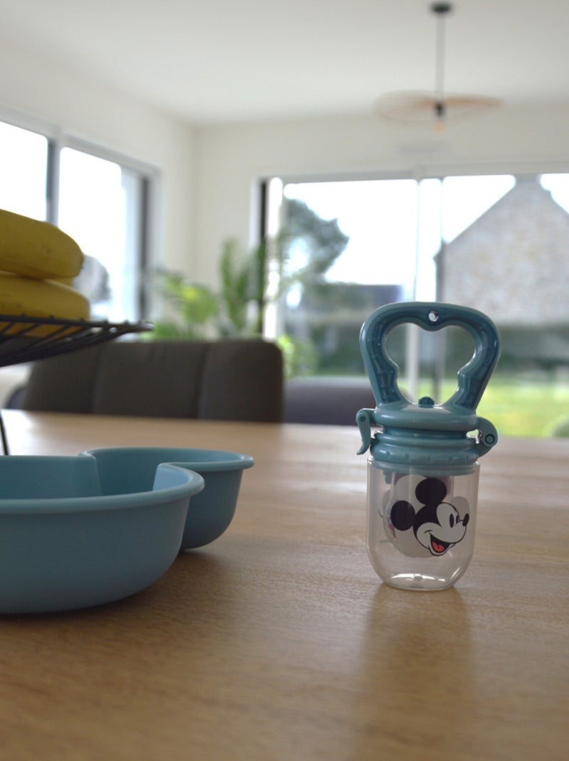 GRIGNOTEUR DE FRUITS ET LEGUMES SILICONE MICKEY COLLECTOR Bleu - Kiabi