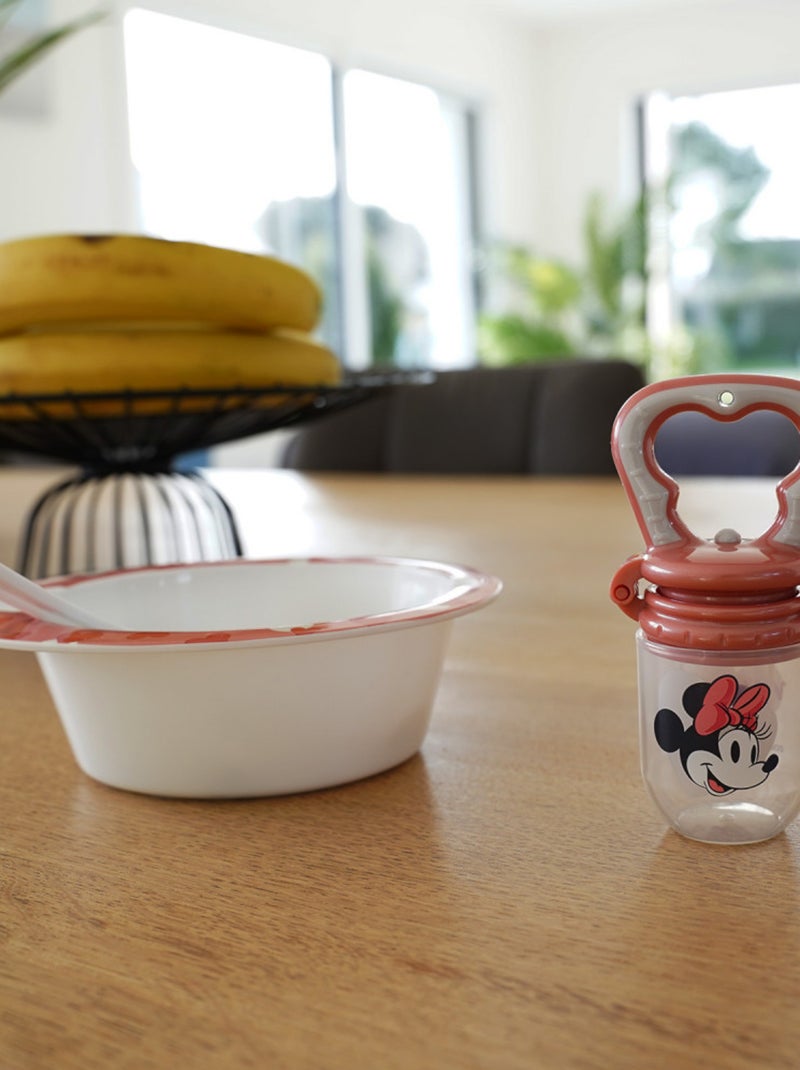 GRIGNOTEUR DE FRUITS ET LEGUMES SILICONE MINNIE COLLECTOR Rose - Kiabi