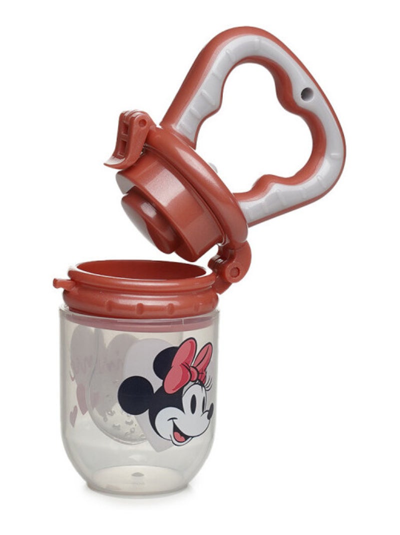 GRIGNOTEUR DE FRUITS ET LEGUMES SILICONE MINNIE COLLECTOR Rose - Kiabi