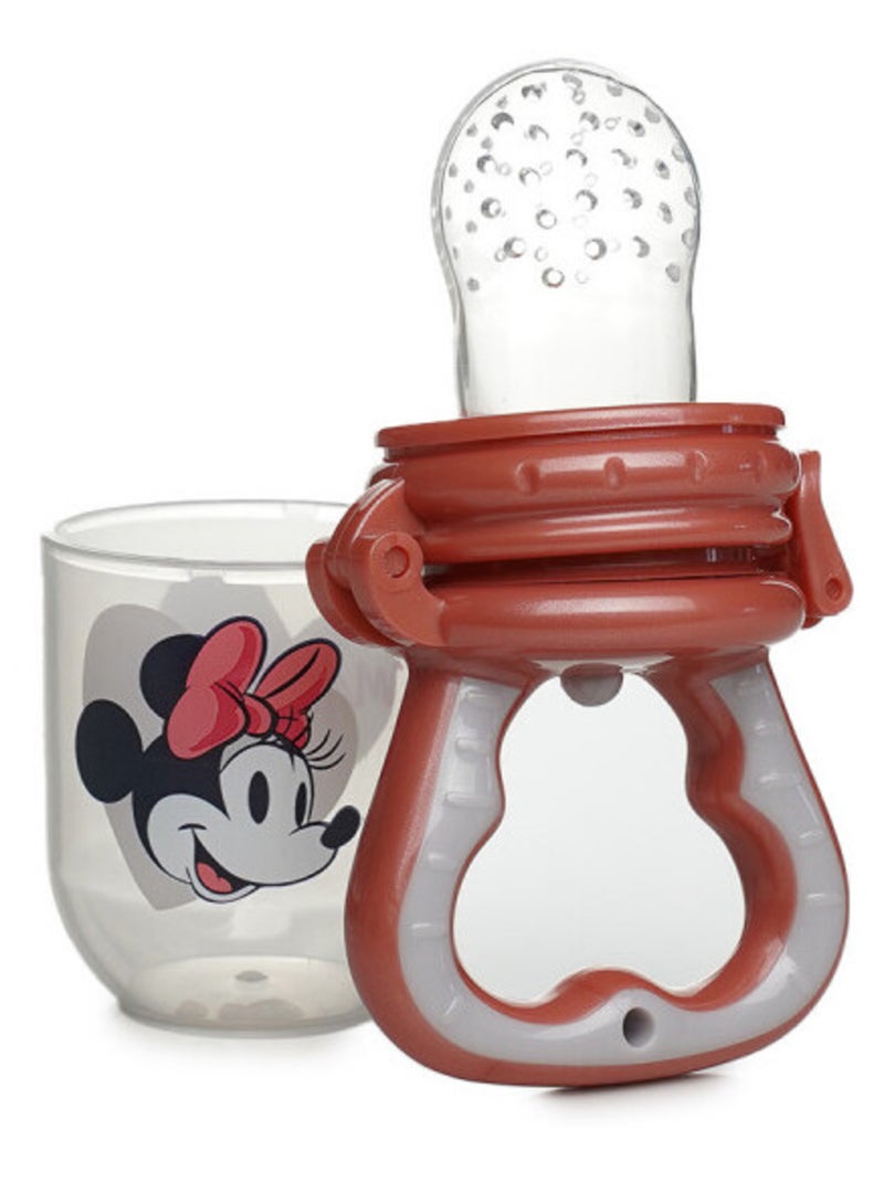 GRIGNOTEUR DE FRUITS ET LEGUMES SILICONE MINNIE COLLECTOR Rose - Kiabi
