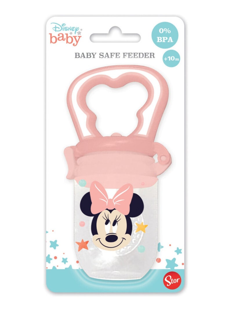 GRIGNOTEUR DE FRUITS ET LEGUMES SILICONE MINNIE Rose - Kiabi