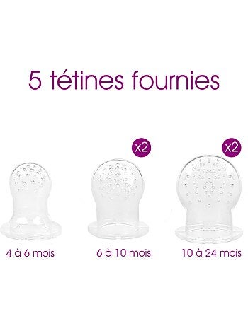 Grignoteuse évolutive en silicone