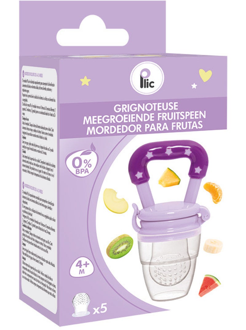 Grignoteuse évolutive en silicone Violet - Kiabi