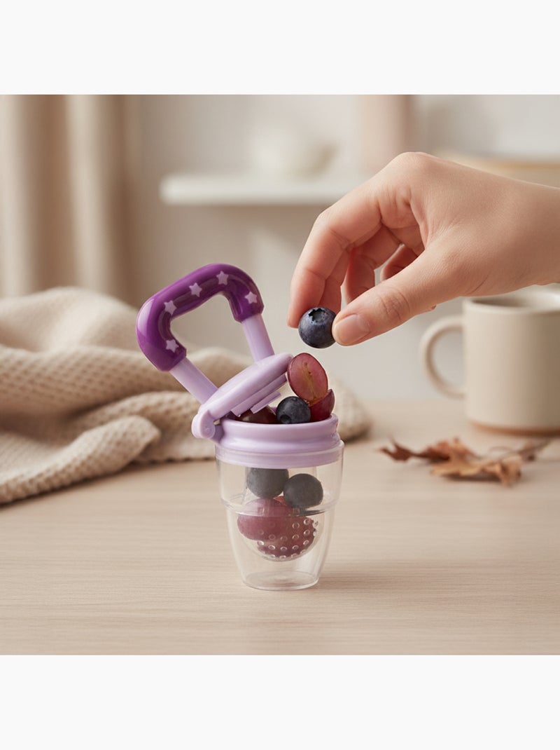 Grignoteuse évolutive en silicone Violet - Kiabi