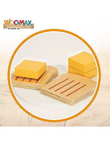 Grille-pain jouet en bois avec 8 accessoires WOOMAX