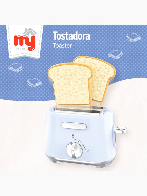 Grille-pain réaliste avec garnitures pour toasts my home - Kiabi