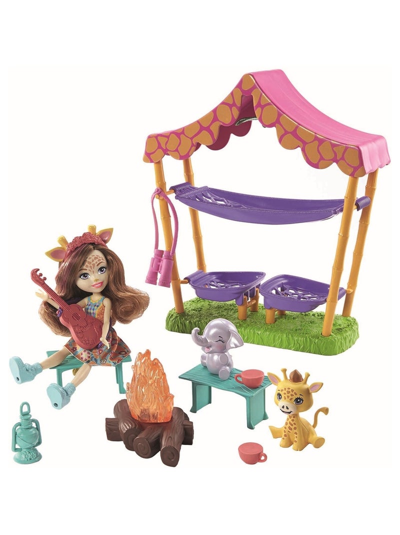 Griselda Girafe Bivouac Savane - Mattel Multicolore - Kiabi