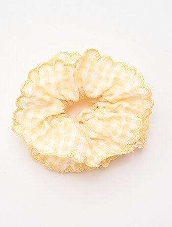 Gros chouchou carreaux vichy