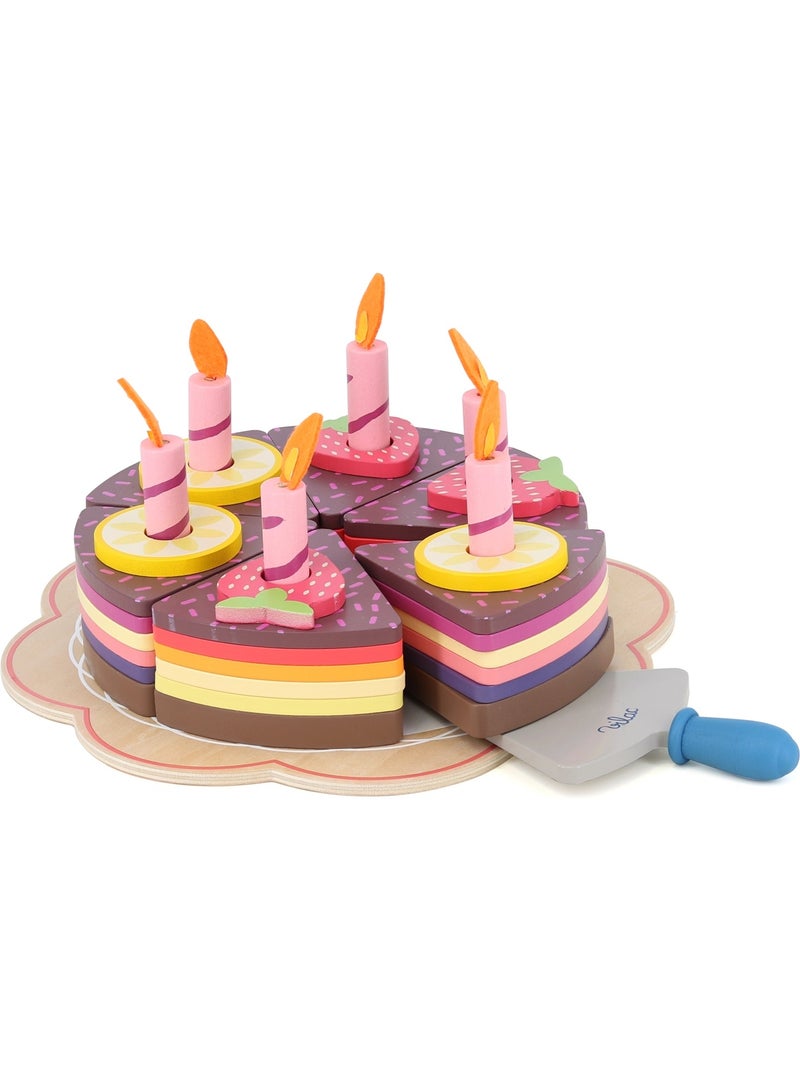 Gros gâteau d'anniversaire Marron - Kiabi