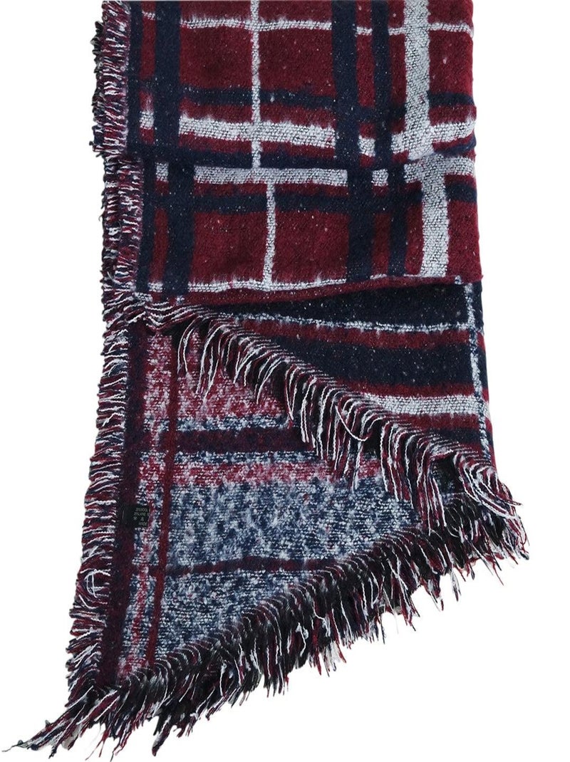 Grosse écharpe ALMA Bordeaux - Kiabi