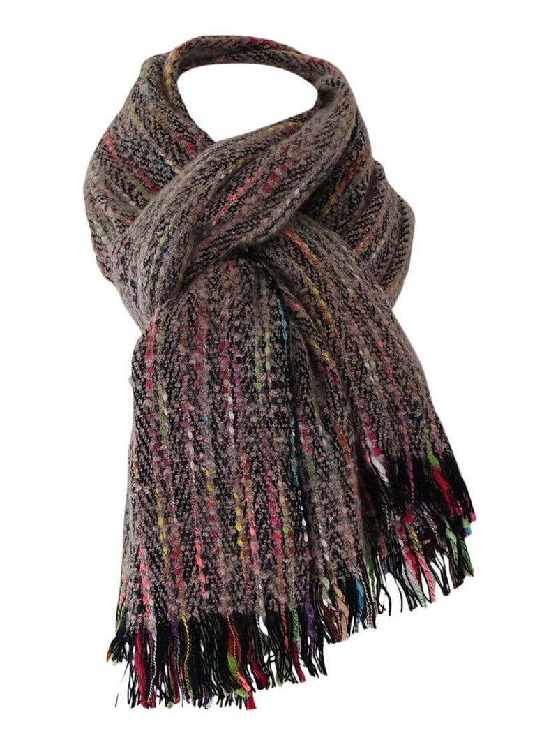 Grosse écharpe xxl  ADALGISA Multicolore - Kiabi