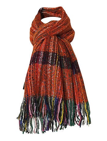 Grosse écharpe XXL chinée