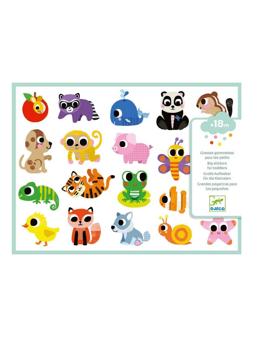 Grosses Gommettes Bebes Animaux - N/A - Kiabi - 8.31€