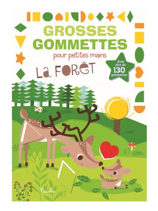 Grosses gommettes la forêt