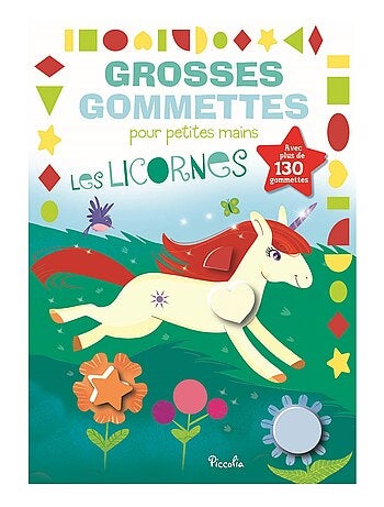 Grosses gommettes les licornes