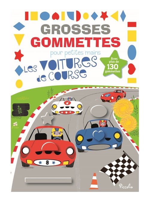 Grosses gommettes les voitures de course - Kiabi